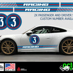Porsche 911 MARTINI RACING rocket stripes