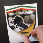Lamborghini RACING side emblem