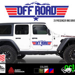 Jeep Wrangler OFF ROAD decal sticker