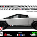 CYBERTRUCK American Beast Rocker stripes