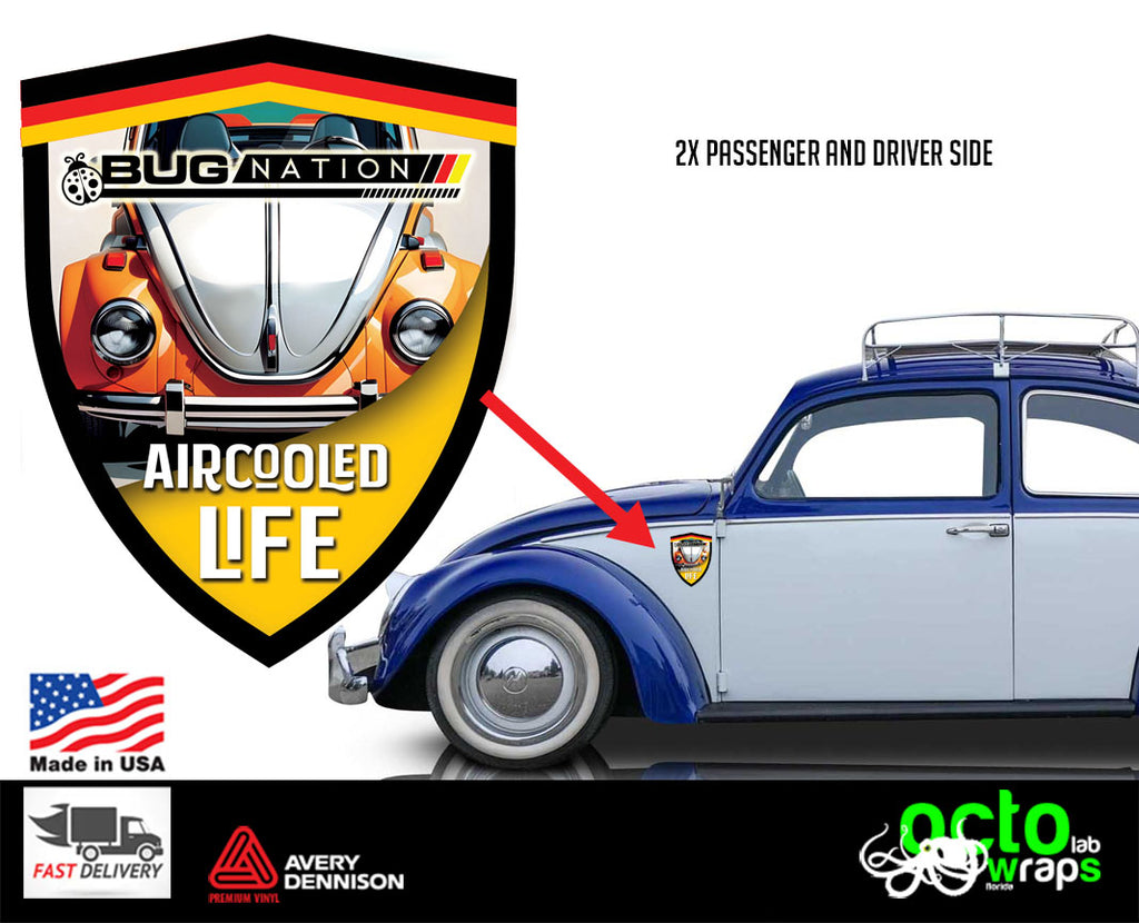 VW Beetle Classic side emblem