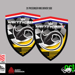 Corvette STINGRAY RACING side emblem