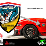 Mustang COBRA RACING side emblem