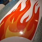500 595 FLAMES side sticker