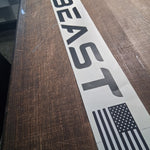 CYBERTRUCK CyberBeast back decal