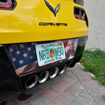 Corvette C7 AMERICAN EAGLE plate spot