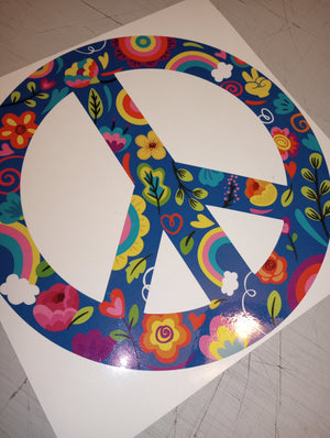 PEACE Logo VW BUS T1 T2