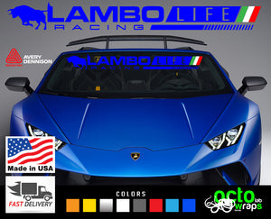 Adesivo Per Auto - Lamborghini Automobili - Quadrato 150 Mm - Set Di 2 / Cassetta Degli Attrezzi Per Esterni - Italia - Foto 12