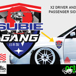 Subaru SUBIE GANG side emblem