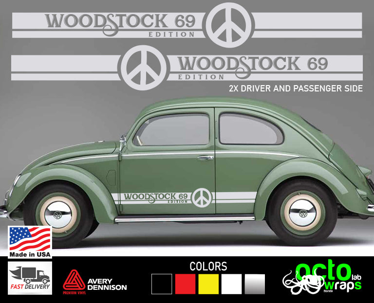 VW Beetle Classic Woodstock 69 edition