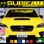 Subaru SUBIE LIFE windshield decal sticker
