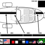 Vanderhall RACING stripes