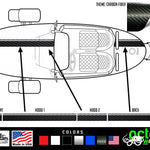 Vanderhall RACING stripes