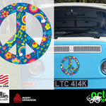 PEACE Logo VW BUS T1 T2